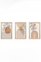 Wallity Set de 3 Pinturas Decorativas Multicolor